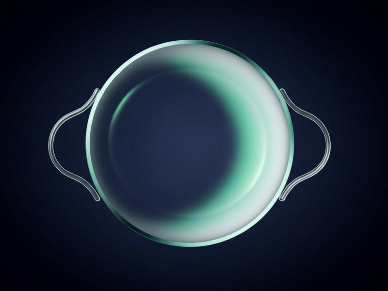Implant intraoculaire EDOF : surface optique à profondeur de champ étendue, sans anneaux diffractifs
