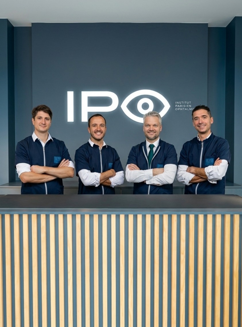 Les quatre associés fondateurs de l'IPO — Dr Akesbi, Dr Chassignol, Dr Van Went, Dr Rothschild